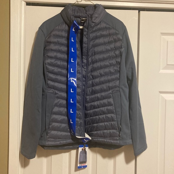 Mixed media jacket - Picture 1 of 3